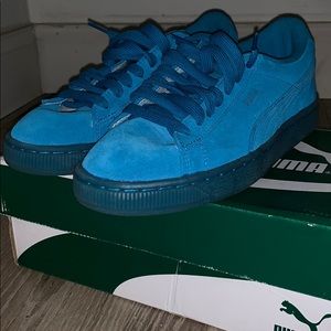 Blue Suede Pumas
